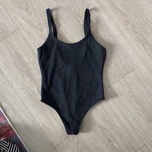 Victoria Sport Ribbed Bodysuit